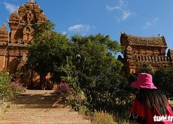 Tháp Chàm Po Klong Garai sừng sững giữa nắng gió Phan Rang