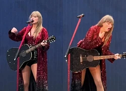 Taylor Swift nuốt phải côn trùng khi đang biểu diễn, lập tức có pha xử lý sốc