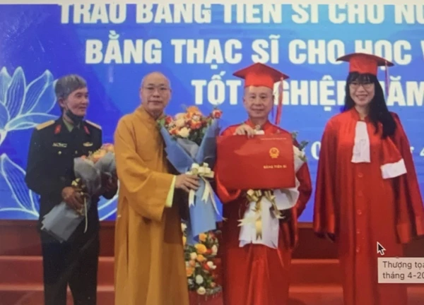 Trường Đại học Luật Hà Nội nói gì về bằng tiến sĩ của Thượng tọa Thích Chân Quang?