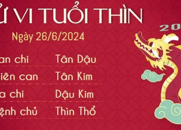 Tử vi 12 con giáp hôm nay ngày 26/6/2024: Thìn thú vị, Thân chỉn chu