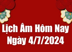 Lịch âm 4/7 - Âm lịch ngày 4 tháng 7 năm 2024 là ngày tốt hay xấu?