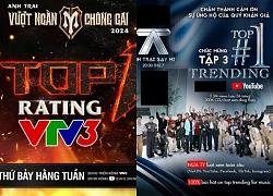 Trận chiến "đẫm máu": Anh Trai Say Hi đạt Top 1 YouTube thì Anh Trai Chông Gai "flex" hẳn Top 1 rating đài Quốc gia!