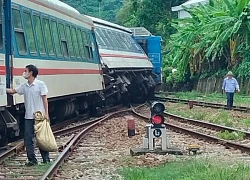 Tàu SE11 trật bánh gần đèo Hải Vân, đường sắt Bắc Nam tê liệt