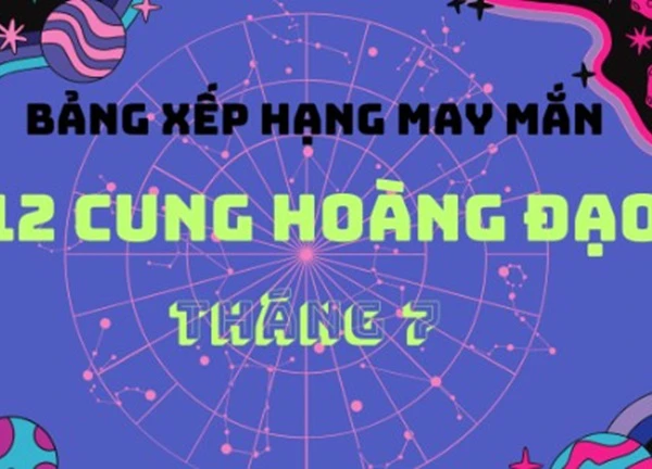 Xếp hạng may mắn của 12 cung hoàng đạo ngày 7/7/2024: 2 cung may mắn nhất hôm nay