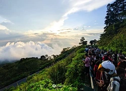 Khách đổ về dãy núi ngay Hà Nội ngắm biển mây, bình minh 'mát lạnh như Đà Lạt'