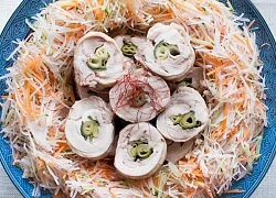 Làm gà cuộn hấp chấm sốt xì dầu mè lạ miệng, đổi vị bữa cơm gia đình