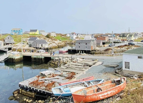 Khung cảnh thanh bình tại làng chài Peggy's Cove ở miền Đông Canada