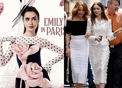 Siêu sao Hollywood Lily Collins khiến fan sốc, mặc váy từ NTK Việt Nam lên phim