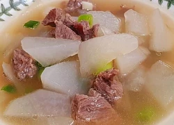 Hướng dẫn cách nấu canh thịt bò củ cải