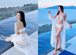 NSƯT Kiều Anh hiếm hoi diện bikini táo bạo, khoe dáng chuẩn ở tuổi 43