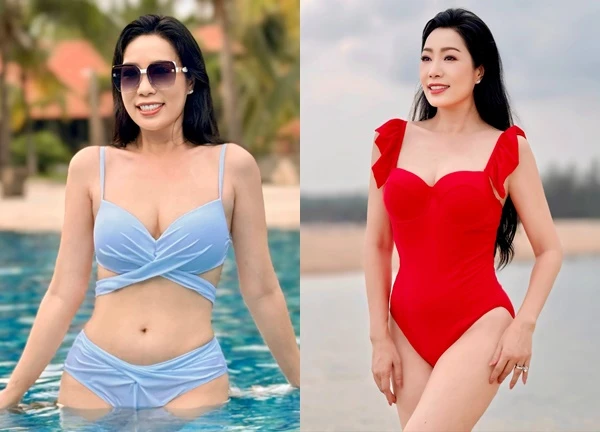 Vẻ đẹp nóng bỏng của "nữ hoàng ảnh lịch bikini" Trịnh Kim Chi