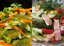 Loại rong biển được mệnh danh là trứng cá muối xanh, đem làm 3 món salad rong nho giòn mát hợp cho người ăn kiêng