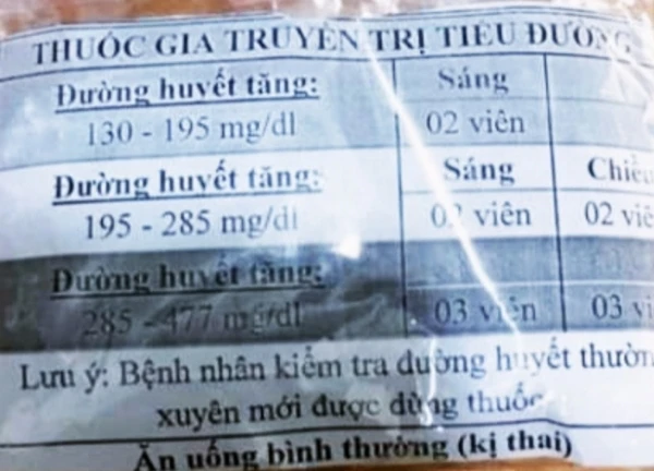 Suýt tử vong vì dùng thuốc gia truyền chữa tiểu đường