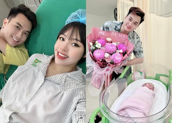 Vợ chồng sao nam Vbiz đón nhóc tỳ thứ 2 chào đời