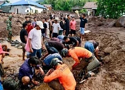 Chín người thương vong do lũ quét và sạt lở đất ở Indonesia