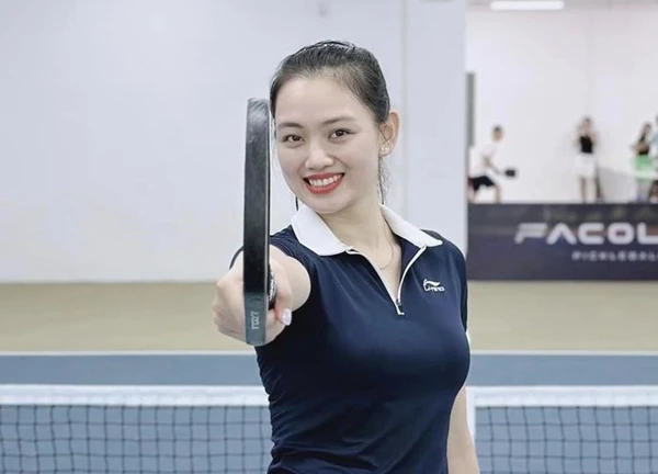 Hoa khôi bóng chuyền Thu Hoài, Kim Huệ mê mẩn với Pickleball