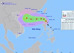 Bão YAGI giật cấp 11 đang đi vào Biển Đông