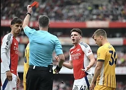 Declan Rice xin lỗi về tấm thẻ đỏ suýt khiến Arsenal phải trả giá