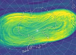 Xuất hiện xoáy cực bất thường ở Nam Cực