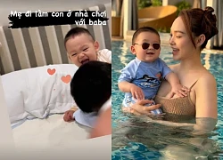 Minh Hằng flex ông xã khiến ai cũng ghen tỵ: Thức đêm cho con ăn, "tranh phần" bế bé, trông con cho vợ đi làm