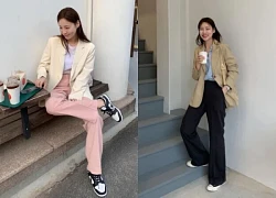 Không chỉ giày cao gót, mặc blazer vào mùa thu đi với 4 kiểu giày bệt này vẫn tôn dáng, kéo chân