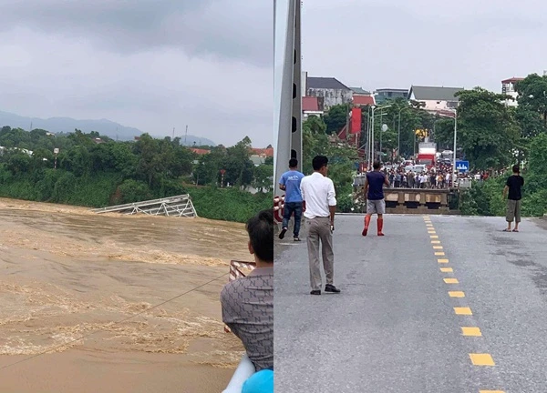 Sập cầu Phong Châu, Phú Thọ