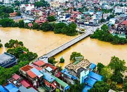 Toàn cảnh TP Thái Nguyên chìm trong biển nước, nhiều tuyến đường bị chia cắt