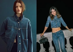 Áo khoác denim đậm chất cổ điển phủ sóng khắp nơi vào mùa thu 2024