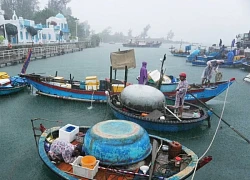 Áp thấp nhiệt đới sắp mạnh thành bão: Ngư dân hối hả thuê xe cẩu tàu thuyền lên đường