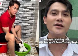 Video: Hồ Việt Trung hầu hạ, rửa chén và giặt đồ Saka Trương Tuyền, em vợ liền ẩn ý