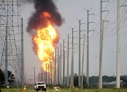 Mỹ: Nổ đường ống dẫn khí gây cháy kéo dài tại bang Texas