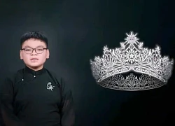 Nam sinh 13 tuổi đứng sau thiết kế vương miện Miss Universe Vietnam 2024