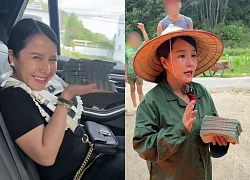 Bà Nhân Vlog bỏ xó con nhỏ, mang 320 triệu đi cứu trợ, bị ch.ỉ tríc.h "làm màu"
