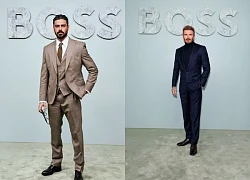 David Beckham dự show Boss cùng 'bà hoàng thời trang' Anna Wintour