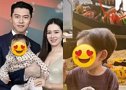 Video: Quý tử Hyun Bin lộ ảnh đi chơi công viên, Son Ye Jin lo sợ, liền bán nhà gấp