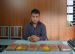 Thanh niên 18 tuổi bị bắt khi đang vận chuyển 6 bánh heroin