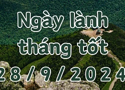 Ngày 28/9/2024 là ngày xấu không nên làm các việc như kết hôn, giao dịch, sửa nhà, kiện tụng, xuất hành, giao dịch, mai táng.