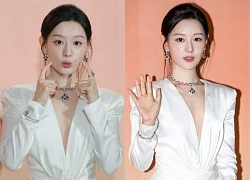 'Nữ hoàng nước mắt' Kim Ji Won diện váy cưới đến sự kiện