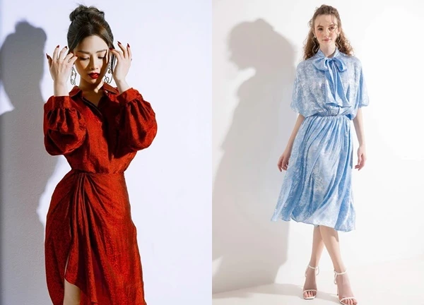 Tỏa sáng vẻ đẹp tối giản với lụa cổ dệt họa tiết