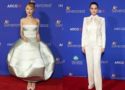 Angelina Jolie, Selena Gomez không hot bằng sao nữ gầy tong teo bơi trong chiếc váy khó hiểu nhất thảm đỏ LHP