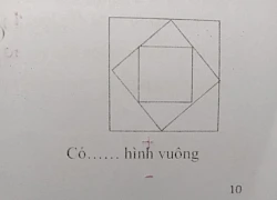 Bài toán đếm hình của con nhìn đơn giản nhưng khiến bà mẹ Đà Nẵng toát mồ hôi, hóa ra có "mẹo" làm phút mốt là ra