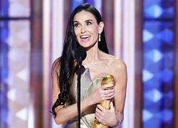 Demi Moore giành giải Quả cầu vàng đầu tiên trong sự nghiệp