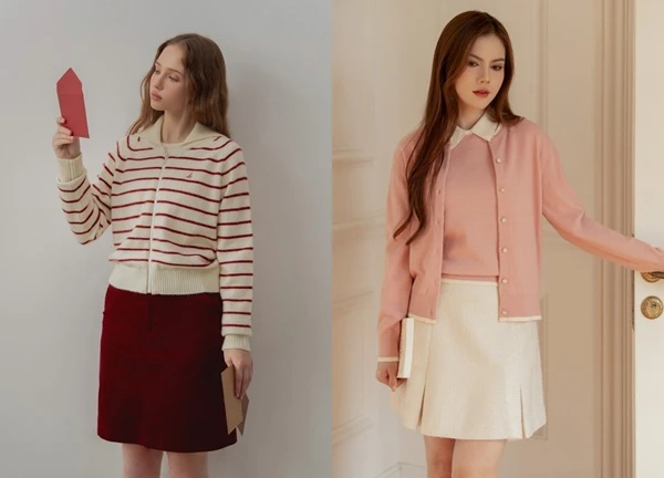 Áo len cardigan và những công thức phối đồ ngày lạnh