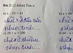 Bài toán tiểu học yêu cầu "tìm x", học sinh chốt 1 câu khiến giáo viên ngã ngửa, cả đời dạy học không tìm được người thứ 2