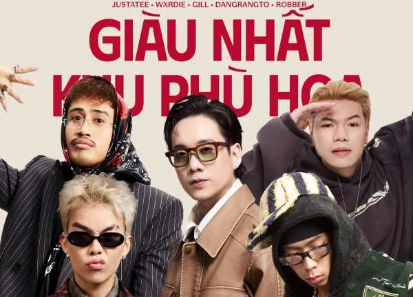 Kết hợp hiphop với dàn nhạc giao hưởng, JustaTee cùng Robber, Wxrdie... khiến sân khấu Gala WeChoice Awards 2024 đầy hùng tráng