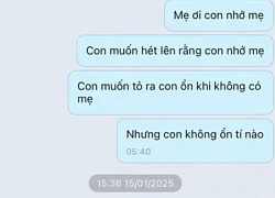 Ảnh chụp màn hình tin nhắn cuối cùng với bố, mẹ, người thân đã qua đời: "Tết sắp tới rồi, tủi thân lắm..."