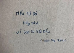 Nghìn người dừng lại trước những bút tích kín tường căn phòng trọ, ai cũng thắc mắc chủ nhân đã trải qua những gì