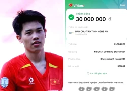 Sao U23 Việt Nam Nguyễn Đình Bắc có hành động đẹp, dân tình hết lời khen