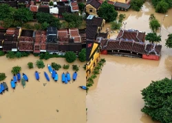 Flycam cảnh lũ lịch sử ở Huế, Hội An: Các biểu tượng du lịch biến mất