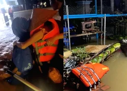 Nước lũ dâng cao, người dân Đà Nẵng liên tục cầu cứu trong đêm